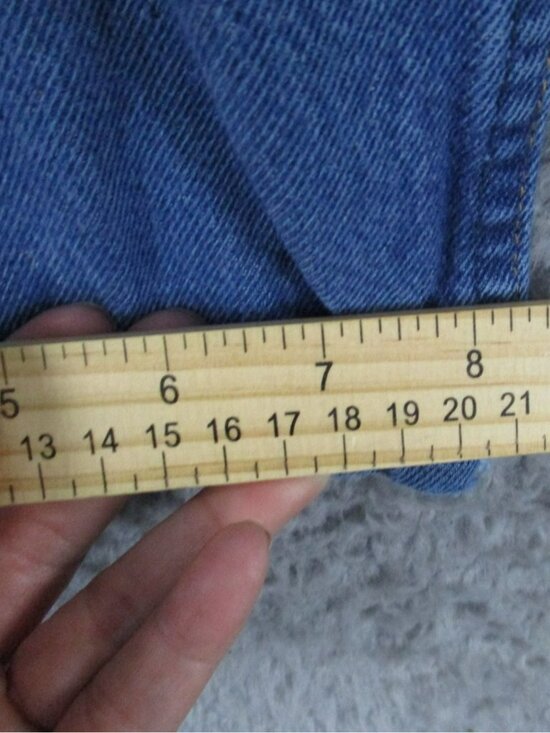 Wrangler Jeans Mens 40x32 Medium Wash Cotton High Rise FR 47 Regular Fit *Read* - Picture 12 of 16